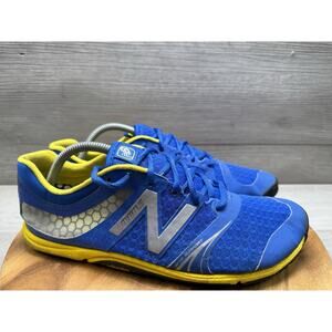 New Balance Minimus Trail MT Men 10 Barefoot Shoes Vibram Sole Blue Yellow